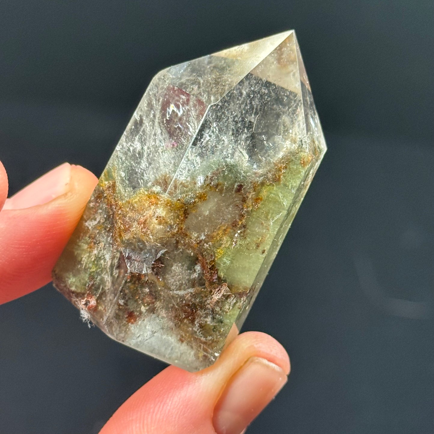 Garden Quartz Tower 2.2”x 1.2”