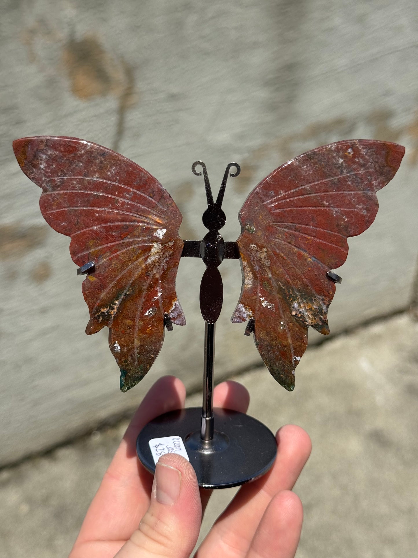 Ocean Jasper Butterfly Wings
