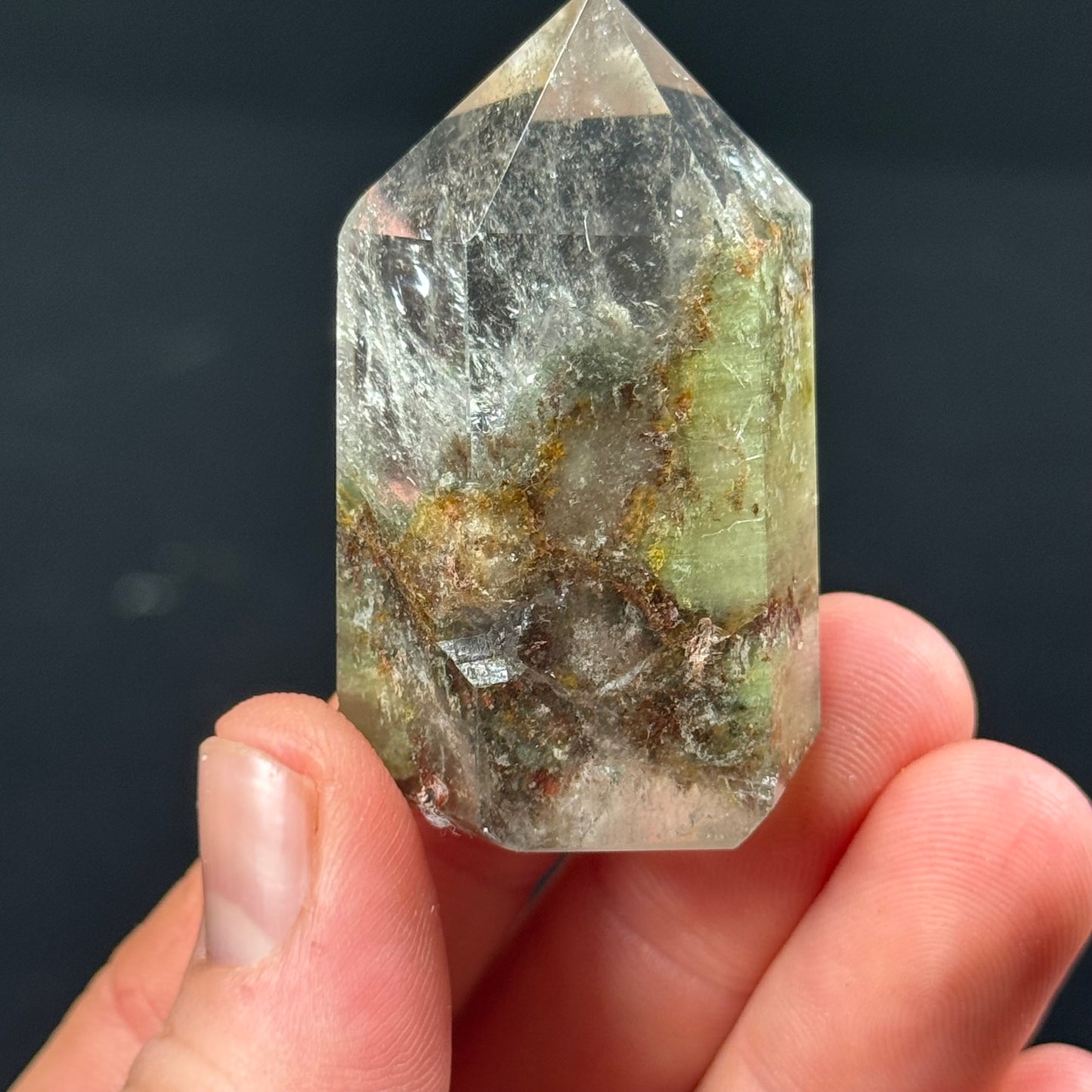 Garden Quartz Tower 2.2”x 1.2”