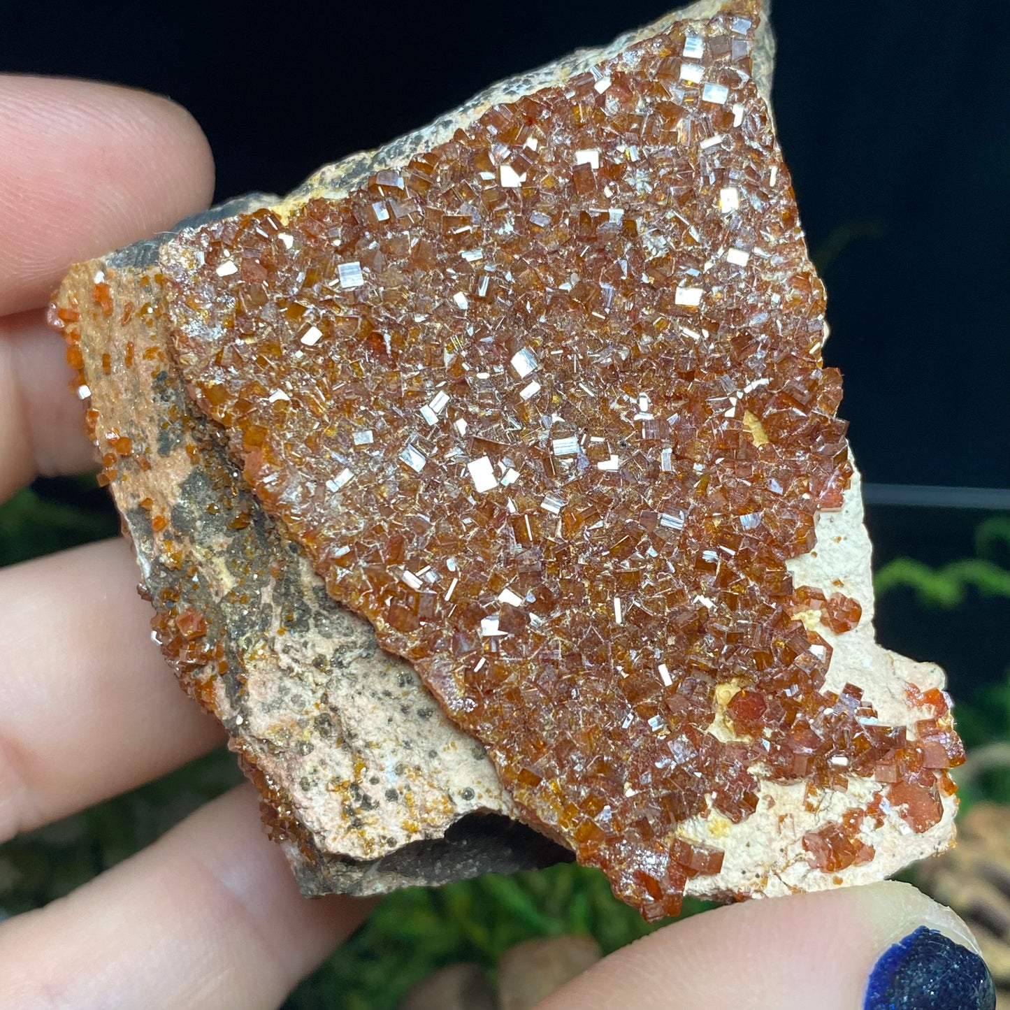 Vanadinite Mineral Specimen, Lead Mineral , 3”x2”