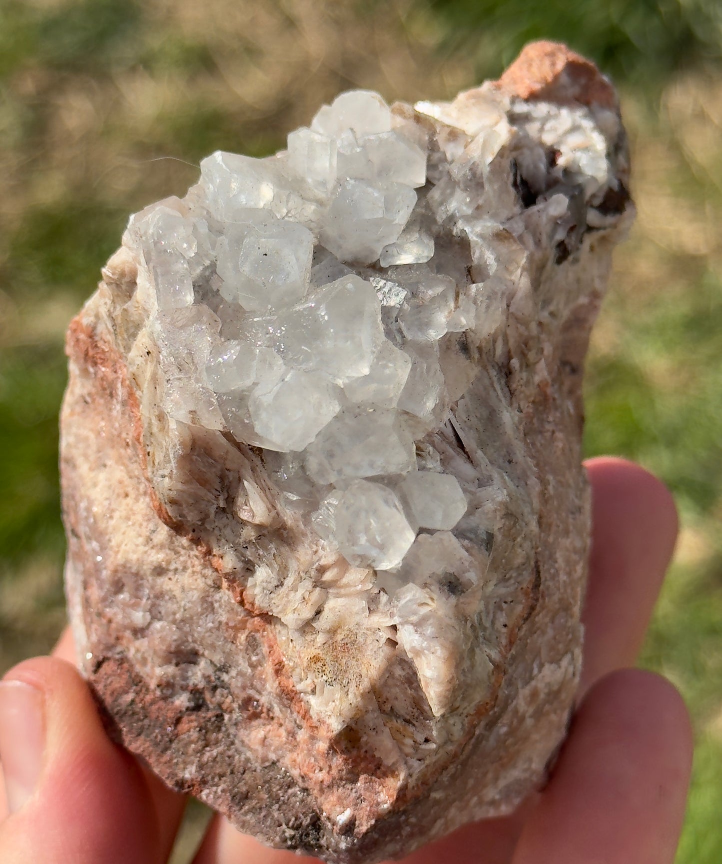 Uv Reactive Calcite on Matrix Specimen