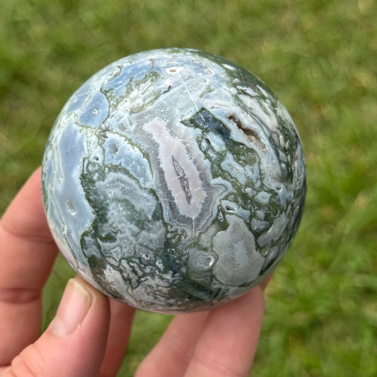 Moss Agate Sphere