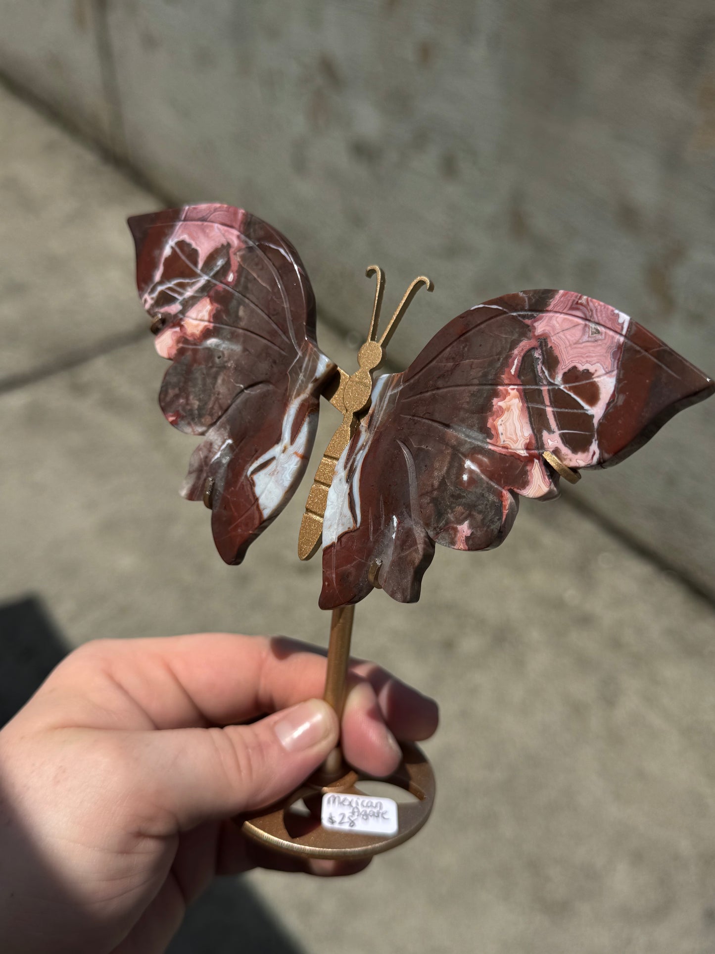 Mexican Lace Agate Butterly Wings