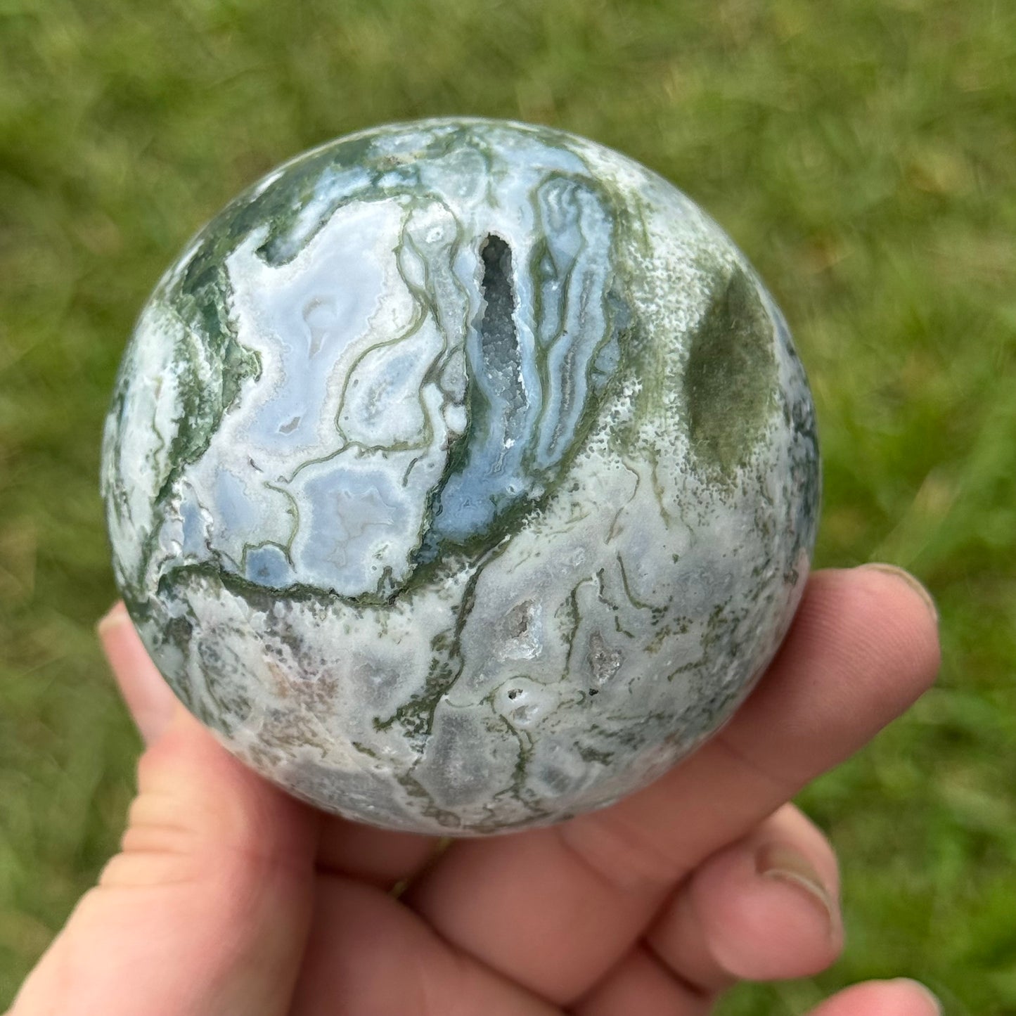 Moss Agate Sphere