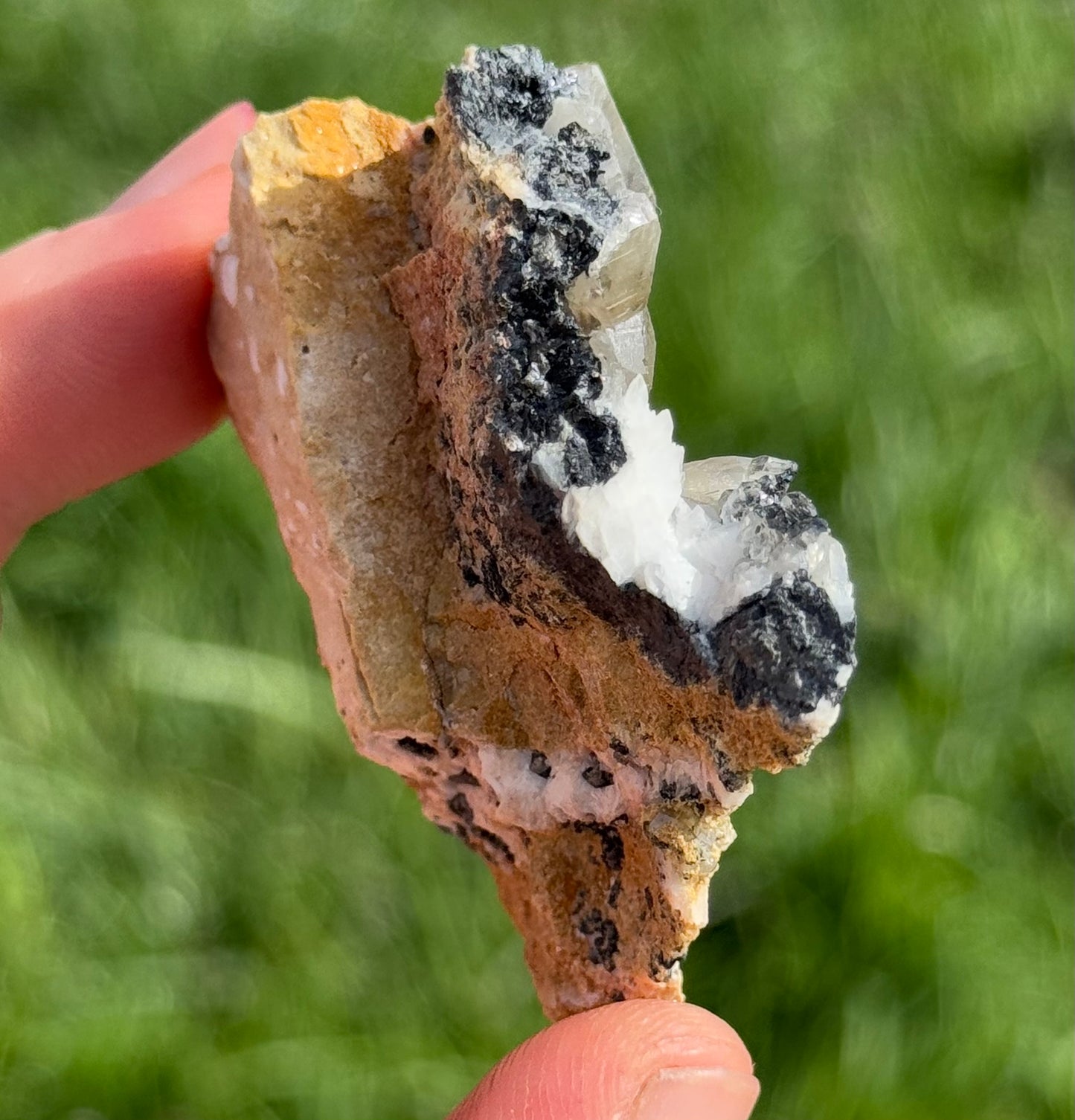 Cerussite, Barite, Galena UV reactive Specimen