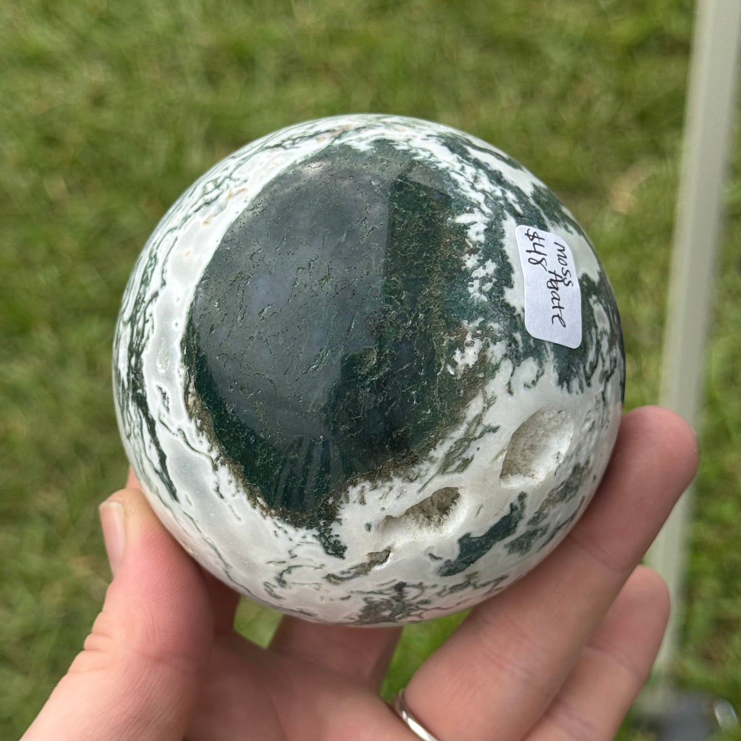 Moss Agate Sphere