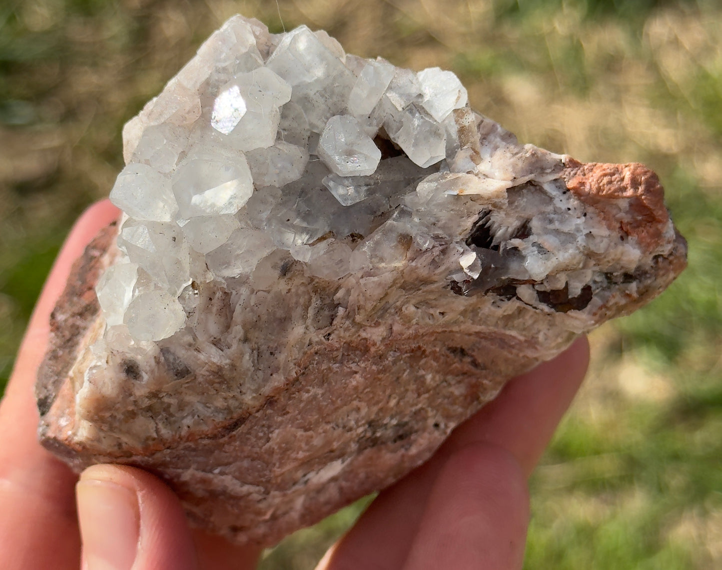 Uv Reactive Calcite on Matrix Specimen