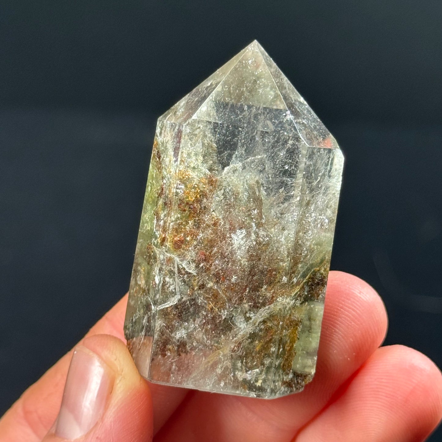 Garden Quartz Tower 2.2”x 1.2”