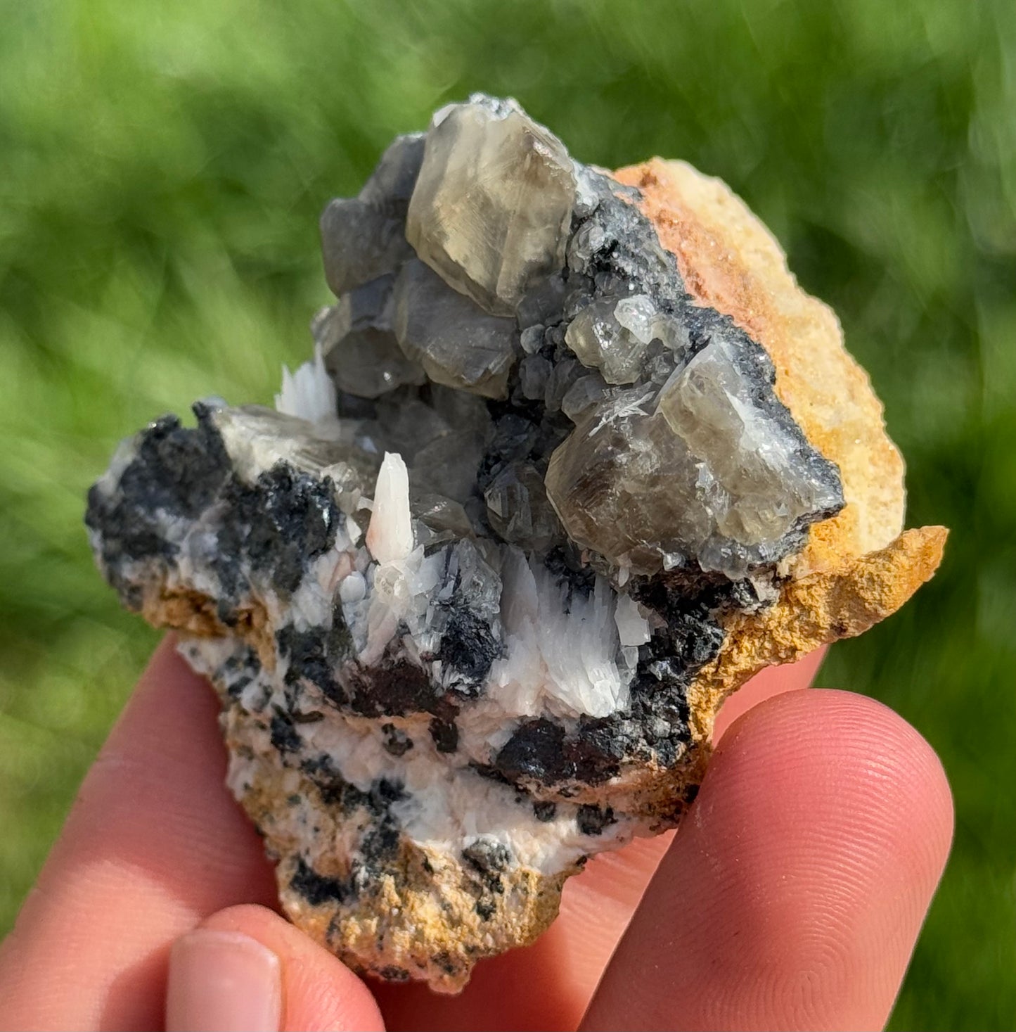 Cerussite, Barite, Galena UV reactive Specimen