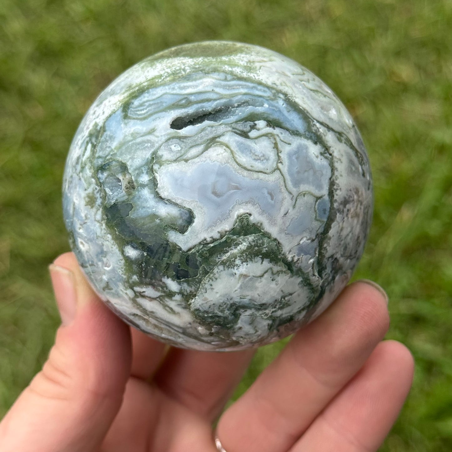 Moss Agate Sphere