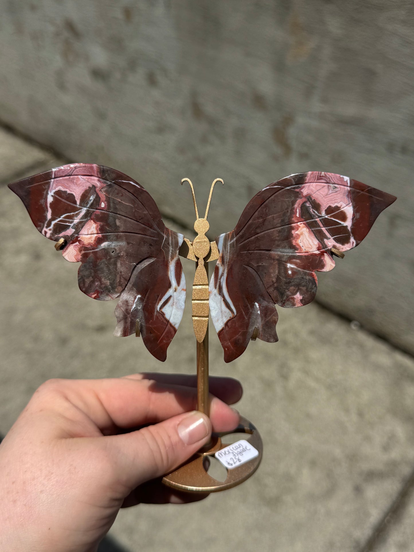 Mexican Lace Agate Butterly Wings