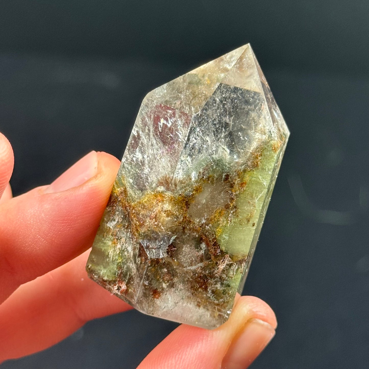 Garden Quartz Tower 2.2”x 1.2”