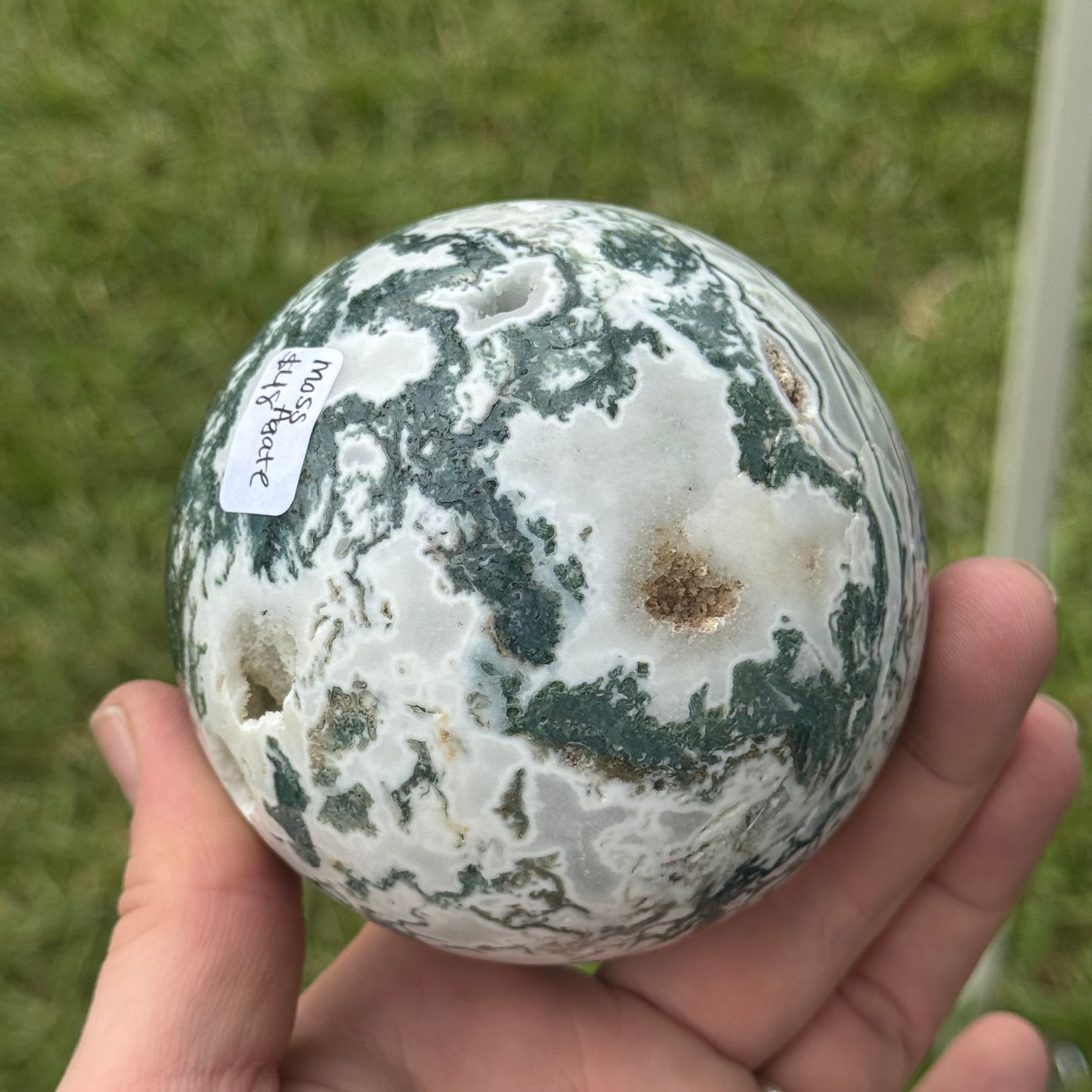 Moss Agate Sphere