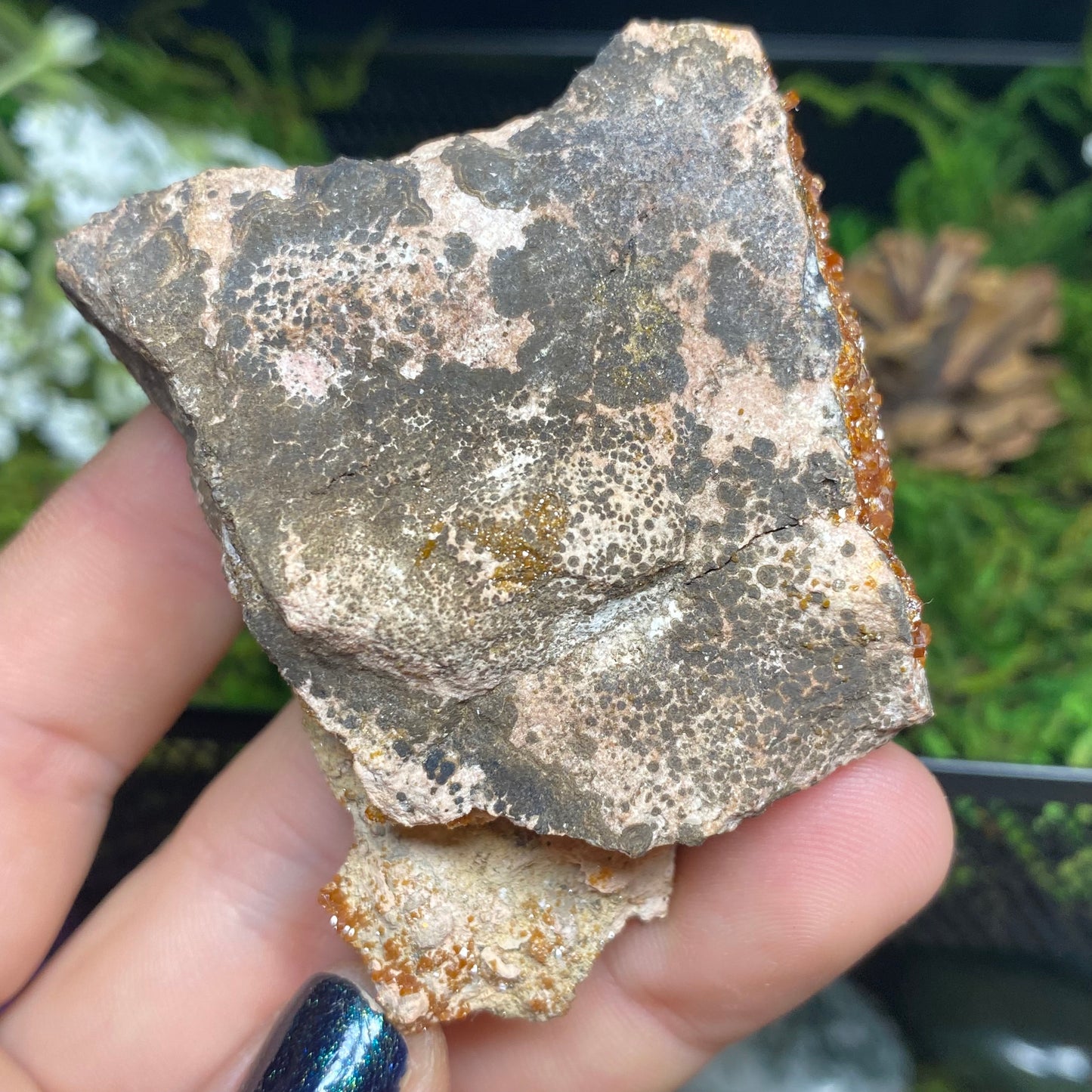 Vanadinite Mineral Specimen, Lead Mineral , 3”x2”