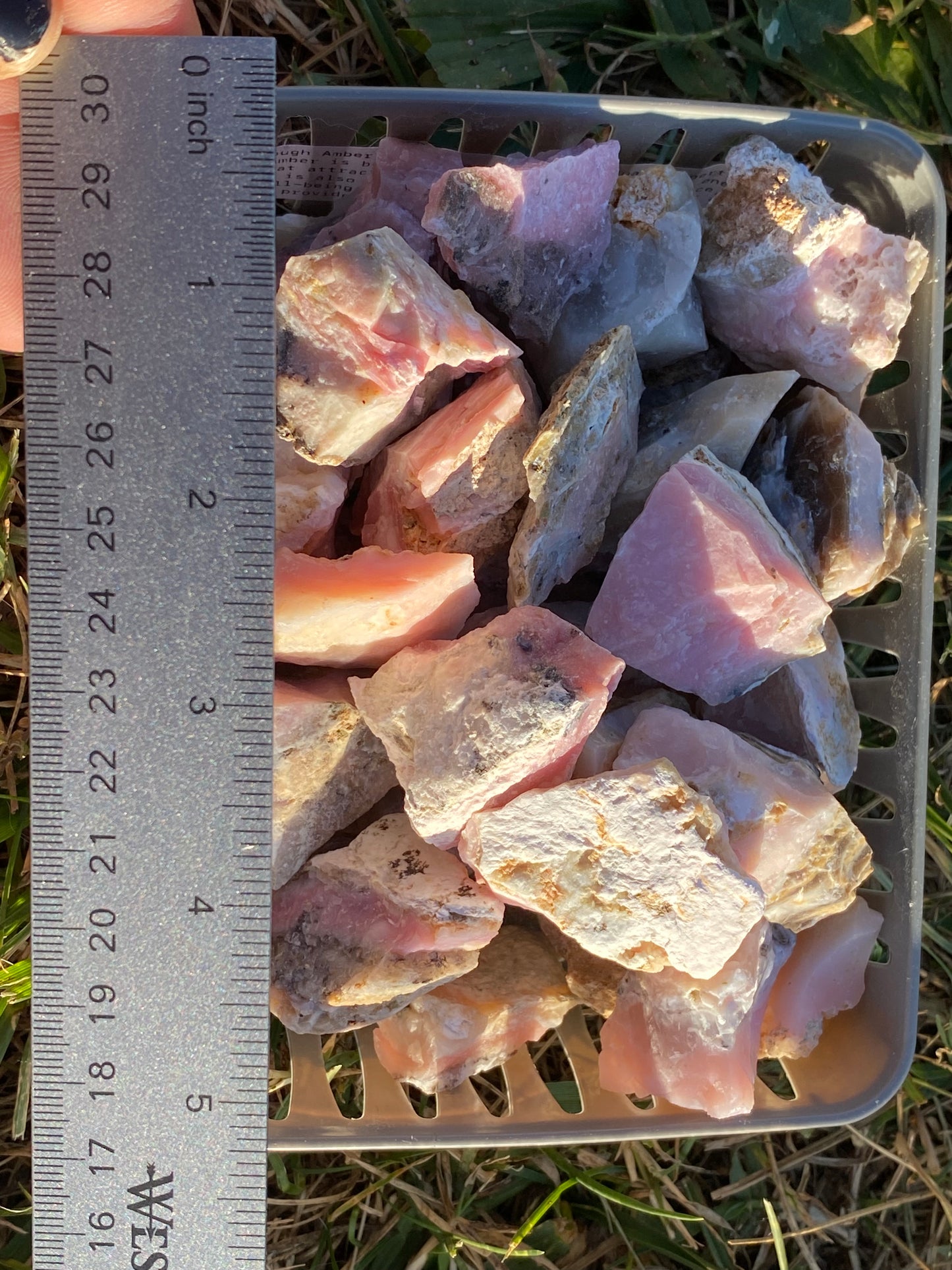 Pink Opal Peru 1-2”