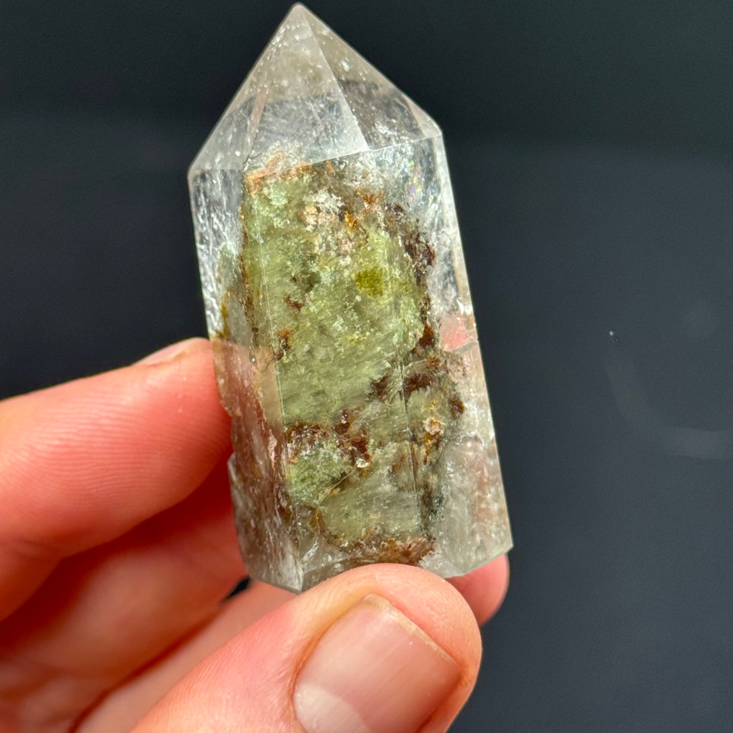 Garden Quartz Tower 2.2”x 1.2”
