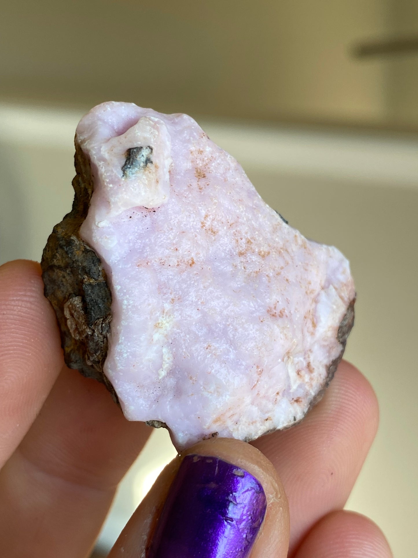 Pink Aragonite Specimen, 2”x1”