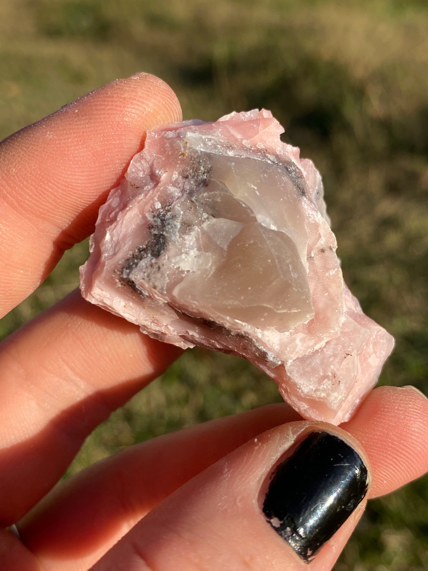 Pink Opal Peru 1-2”