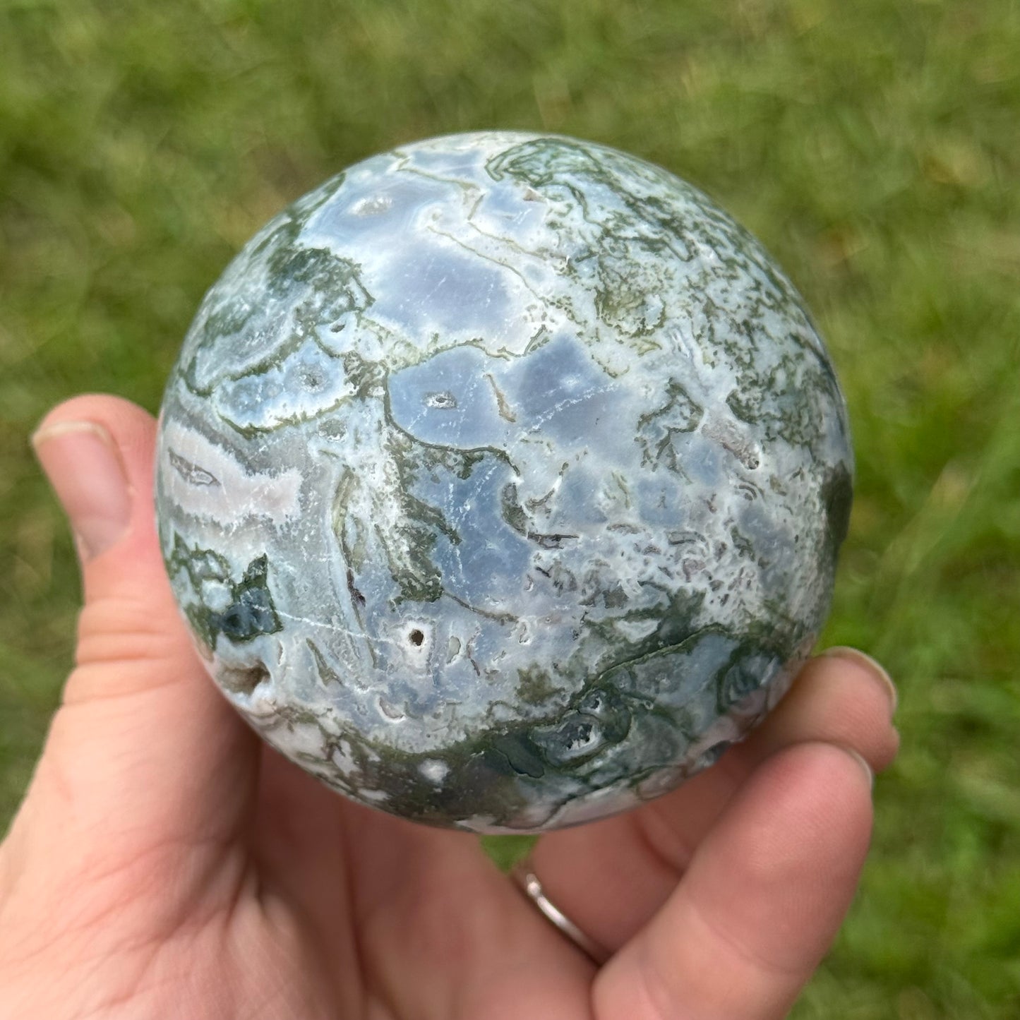 Moss Agate Sphere