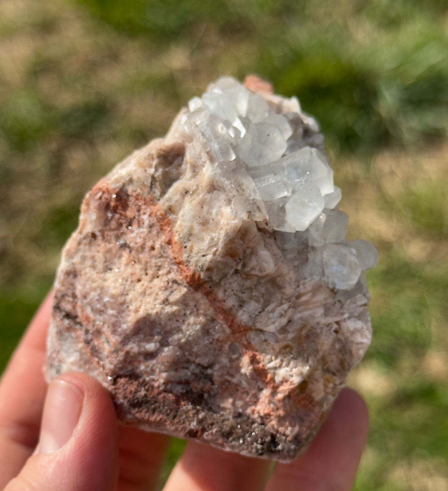 Uv Reactive Calcite on Matrix Specimen