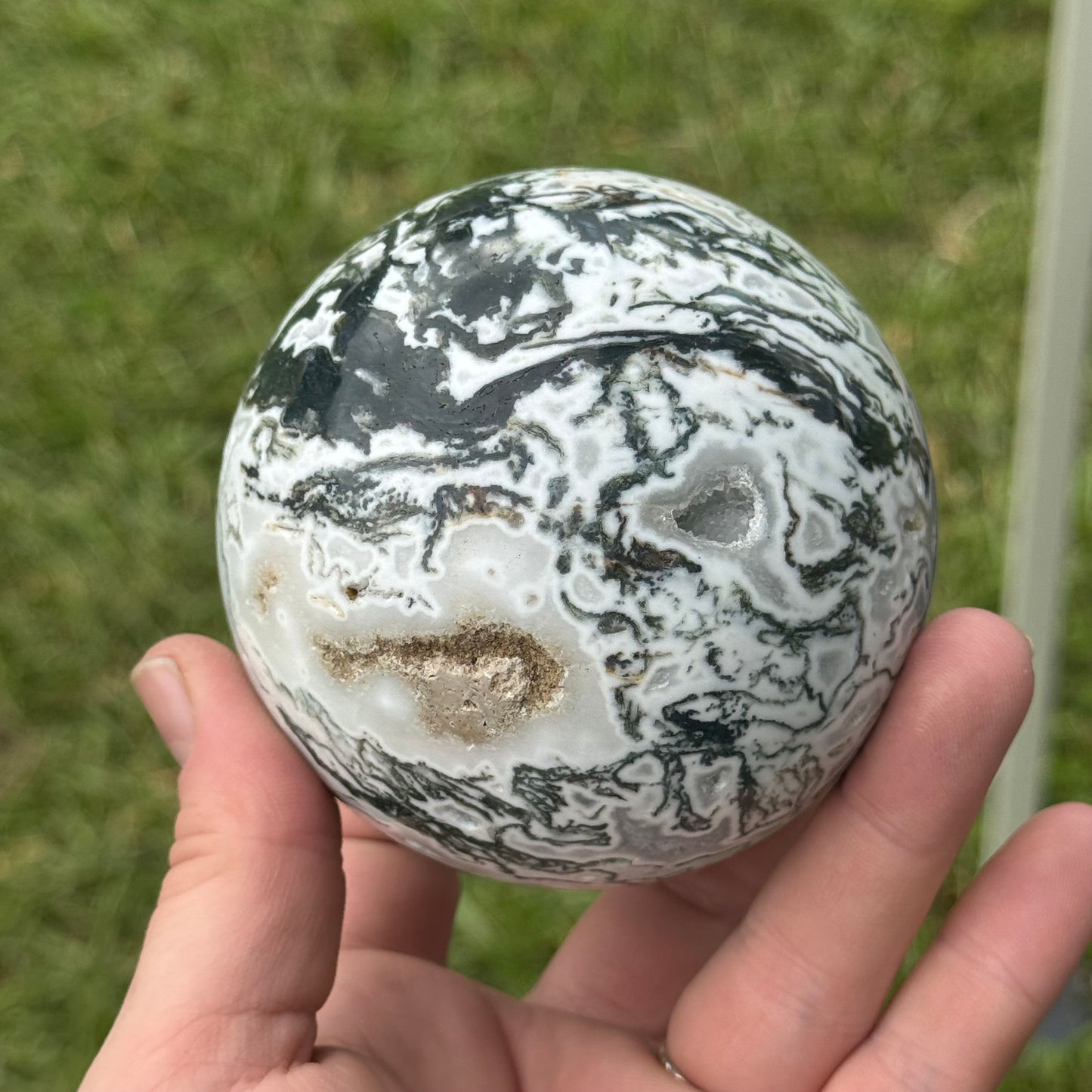 Moss Agate Sphere