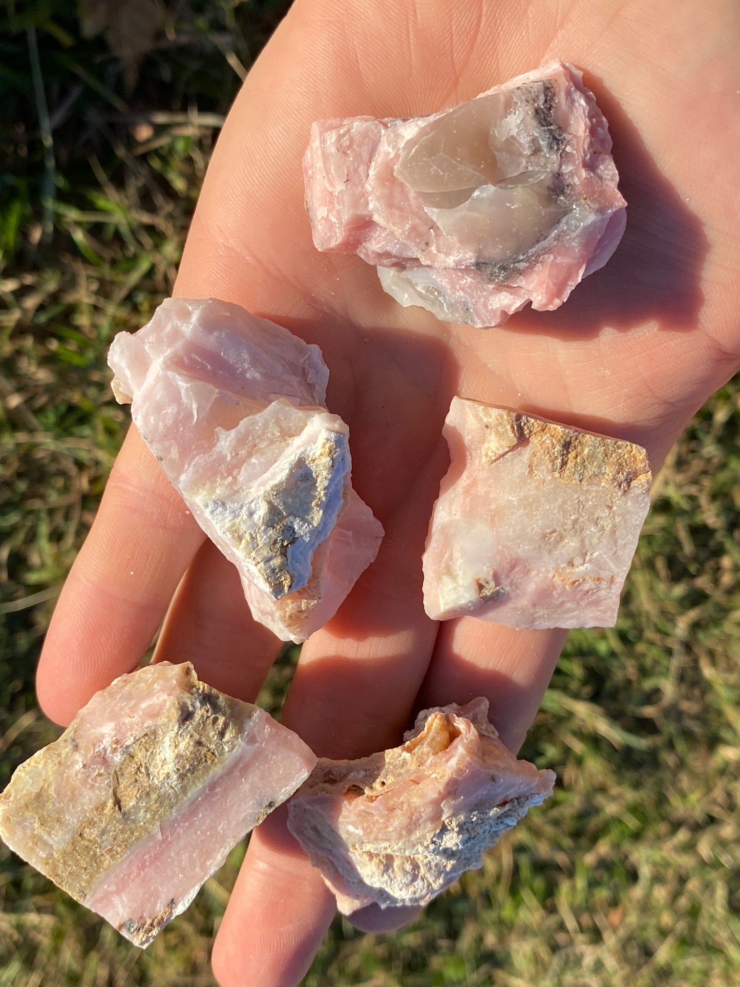 Pink Opal Peru 1-2”