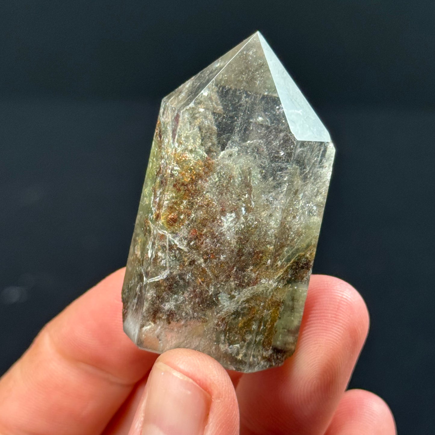 Garden Quartz Tower 2.2”x 1.2”