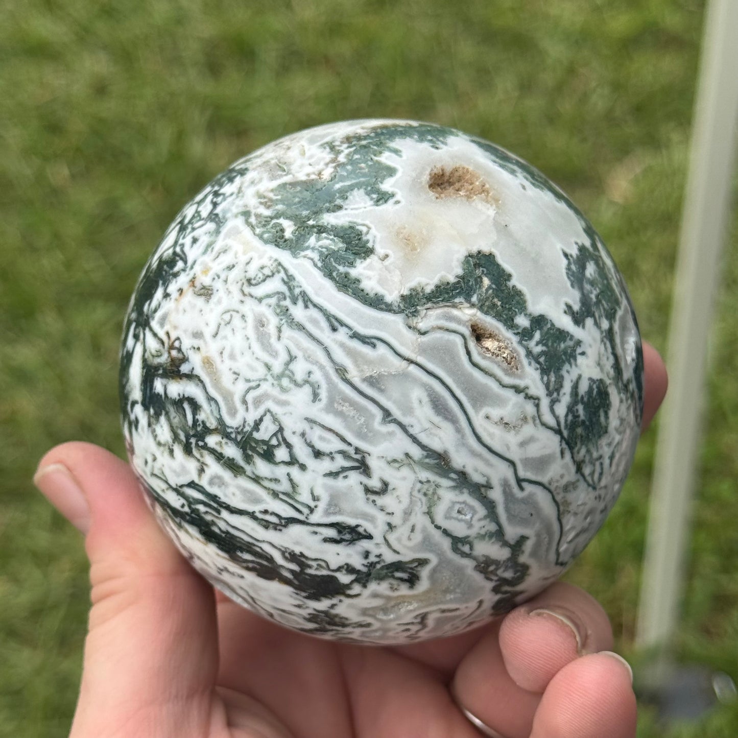Moss Agate Sphere