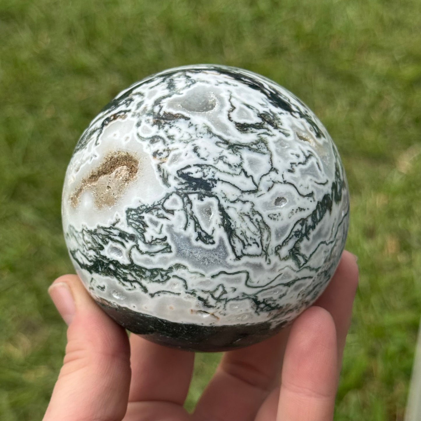 Moss Agate Sphere