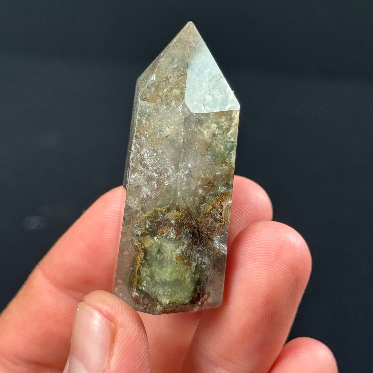 Garden Quartz Tower 2.2”x 1.2”