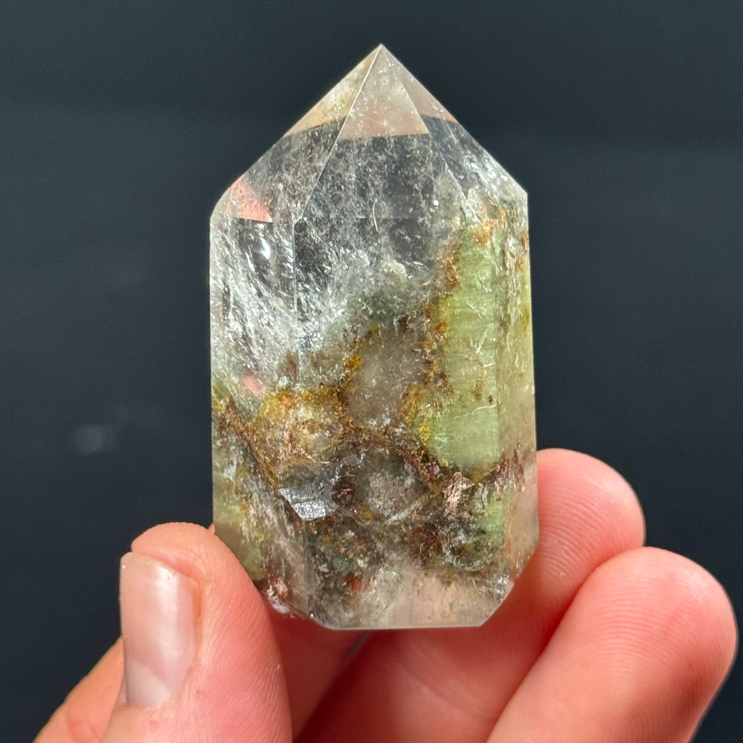 Garden Quartz Tower 2.2”x 1.2”