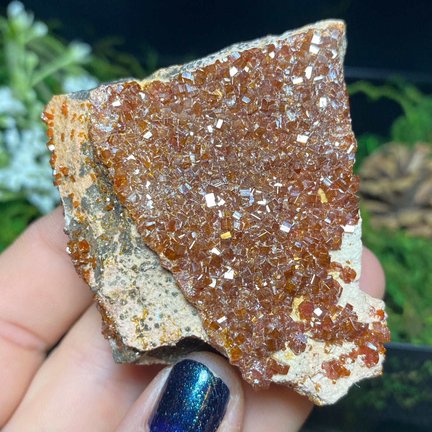 Vanadinite Mineral Specimen, Lead Mineral , 3”x2”