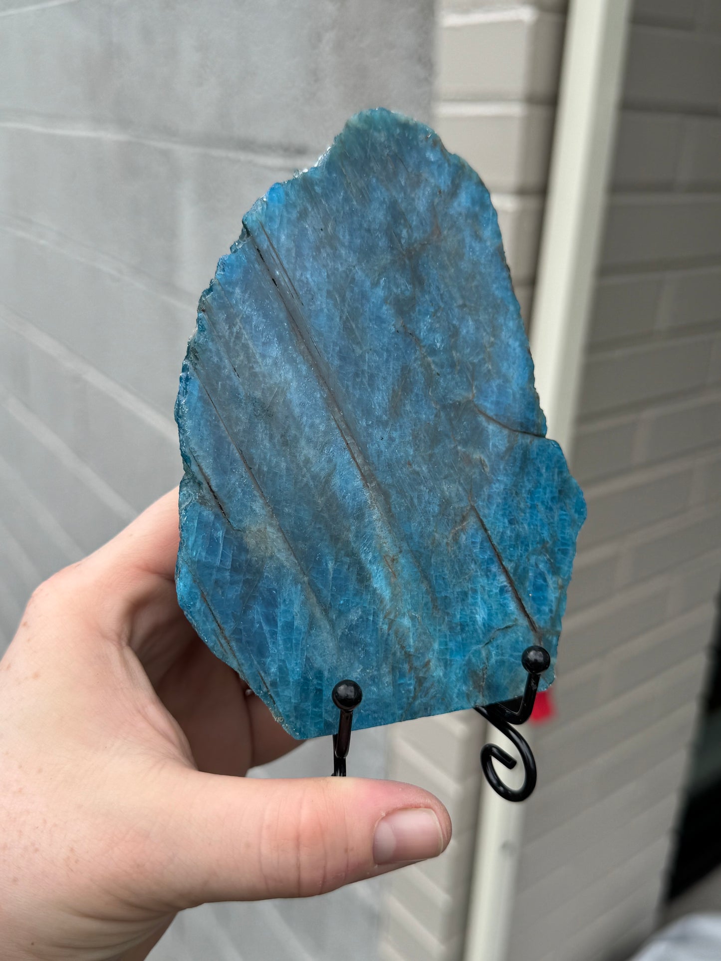 Blue Apatite Slab