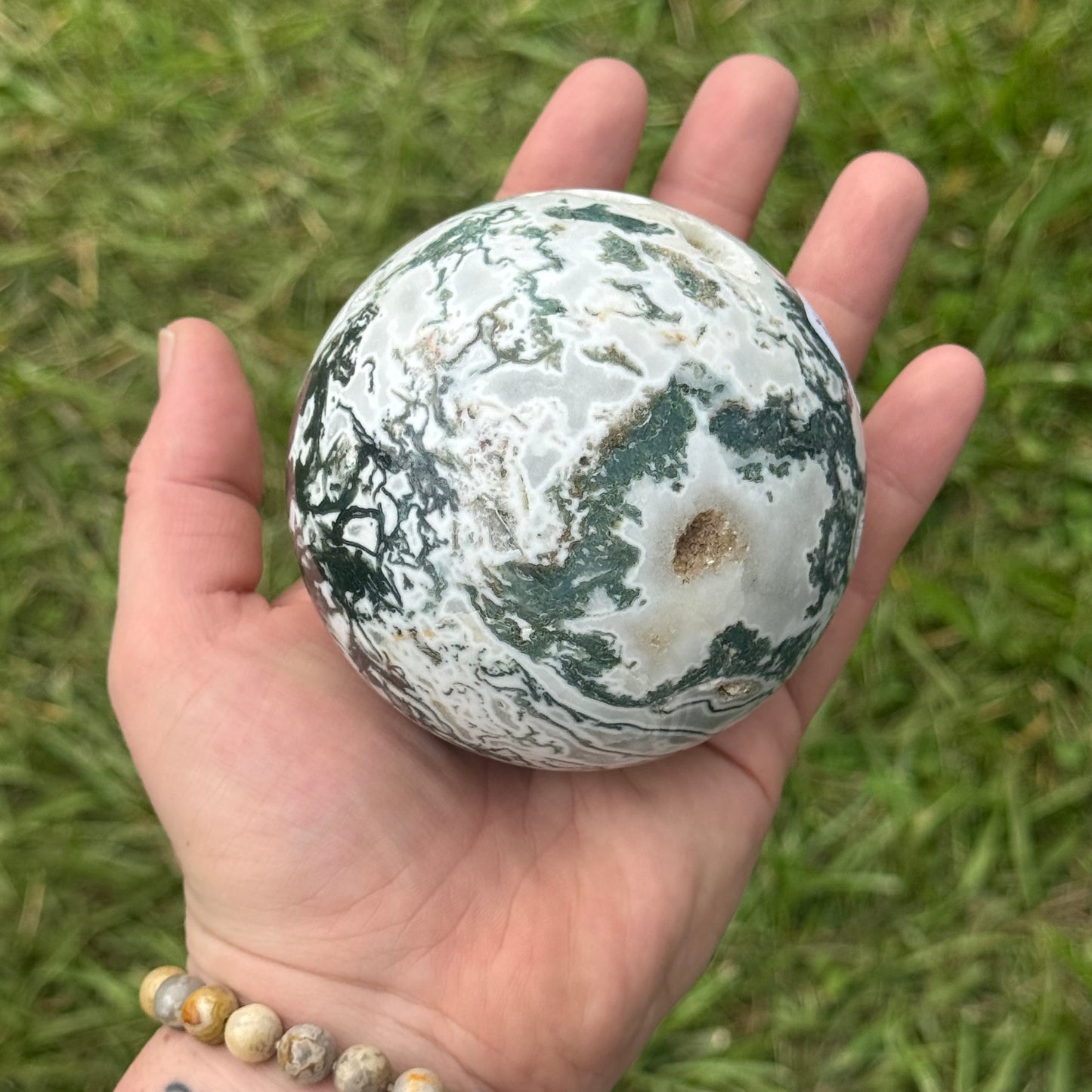 Moss Agate Sphere