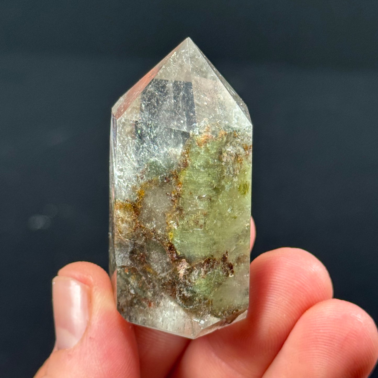 Garden Quartz Tower 2.2”x 1.2”