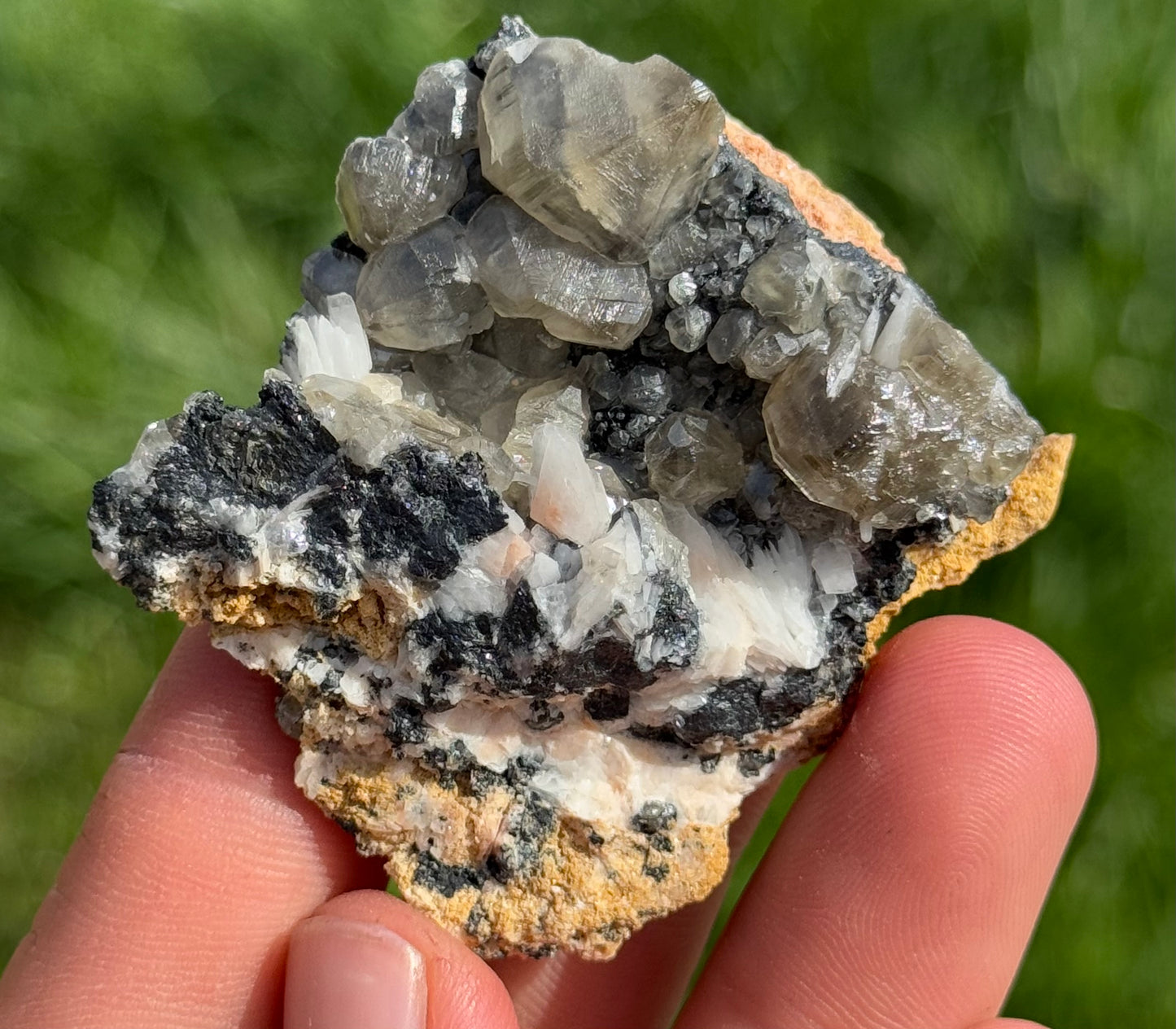 Cerussite, Barite, Galena UV reactive Specimen