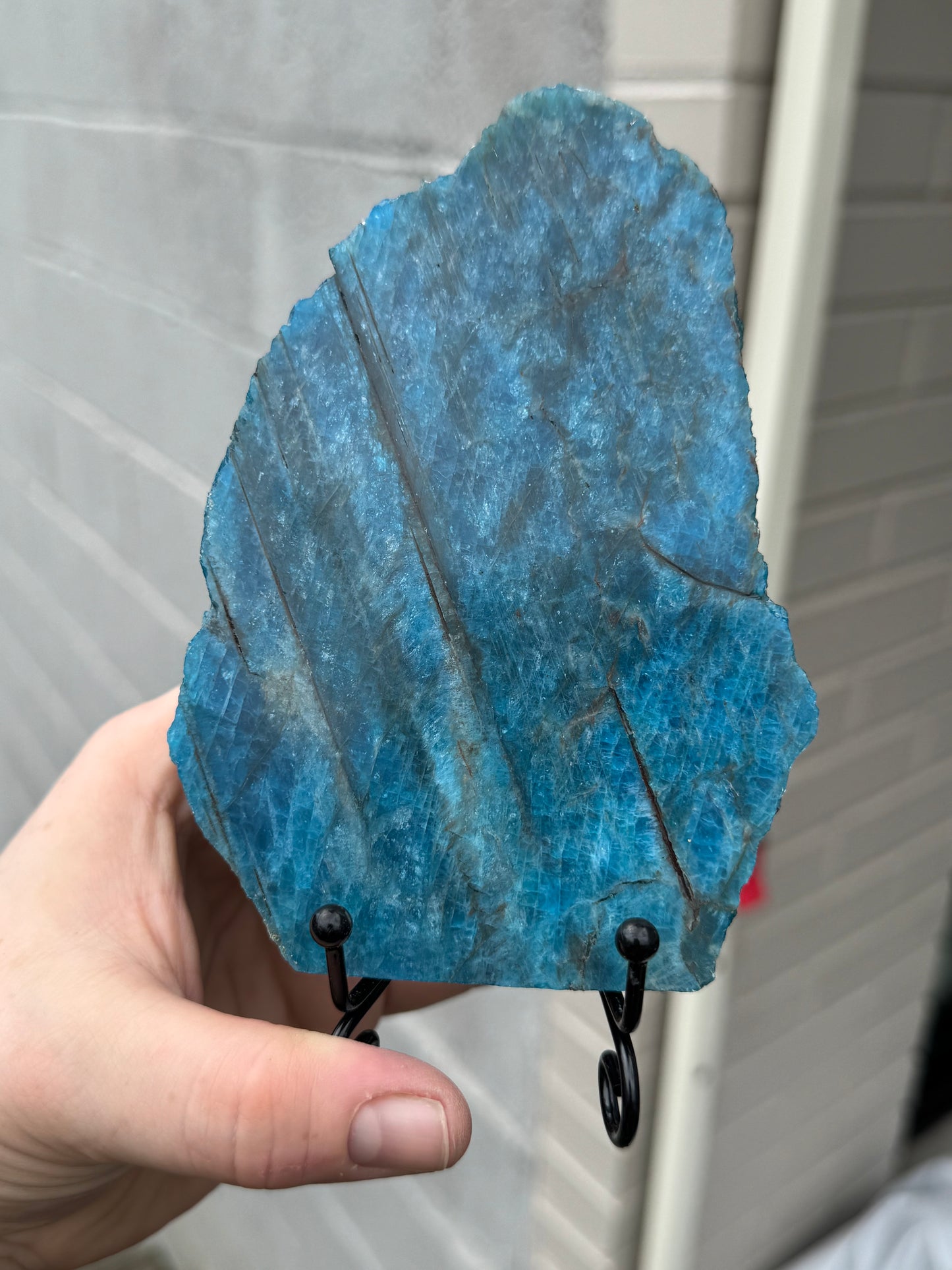 Blue Apatite Slab