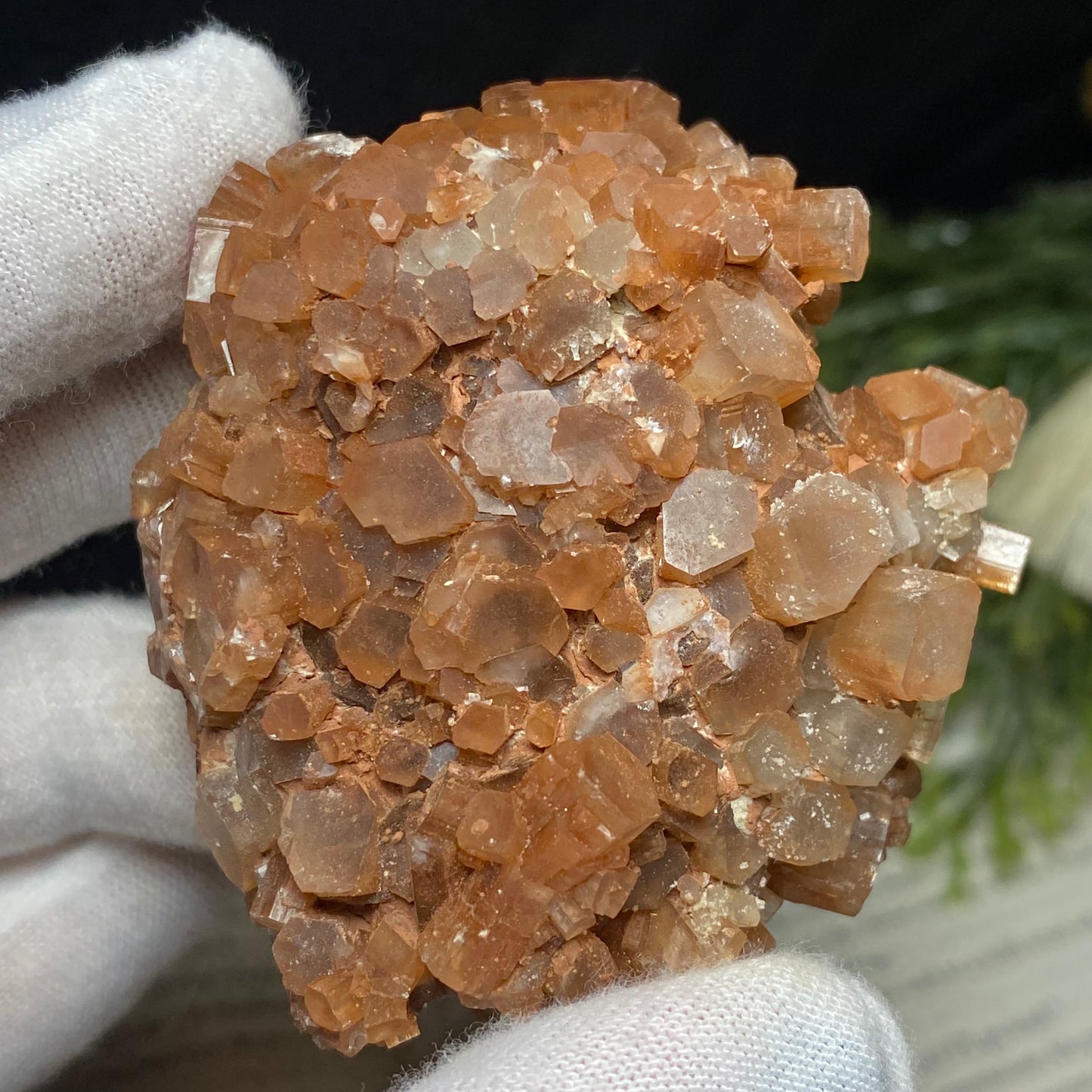 Aragonite Crystal Cluster Specimen, Morocco 3”x 2”