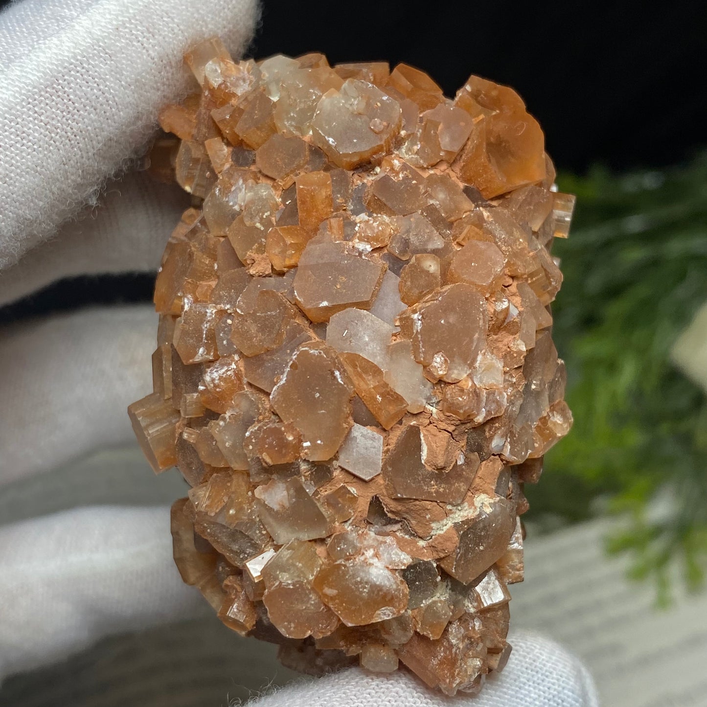 Aragonite Crystal Cluster Specimen, Morocco 3”x 2”