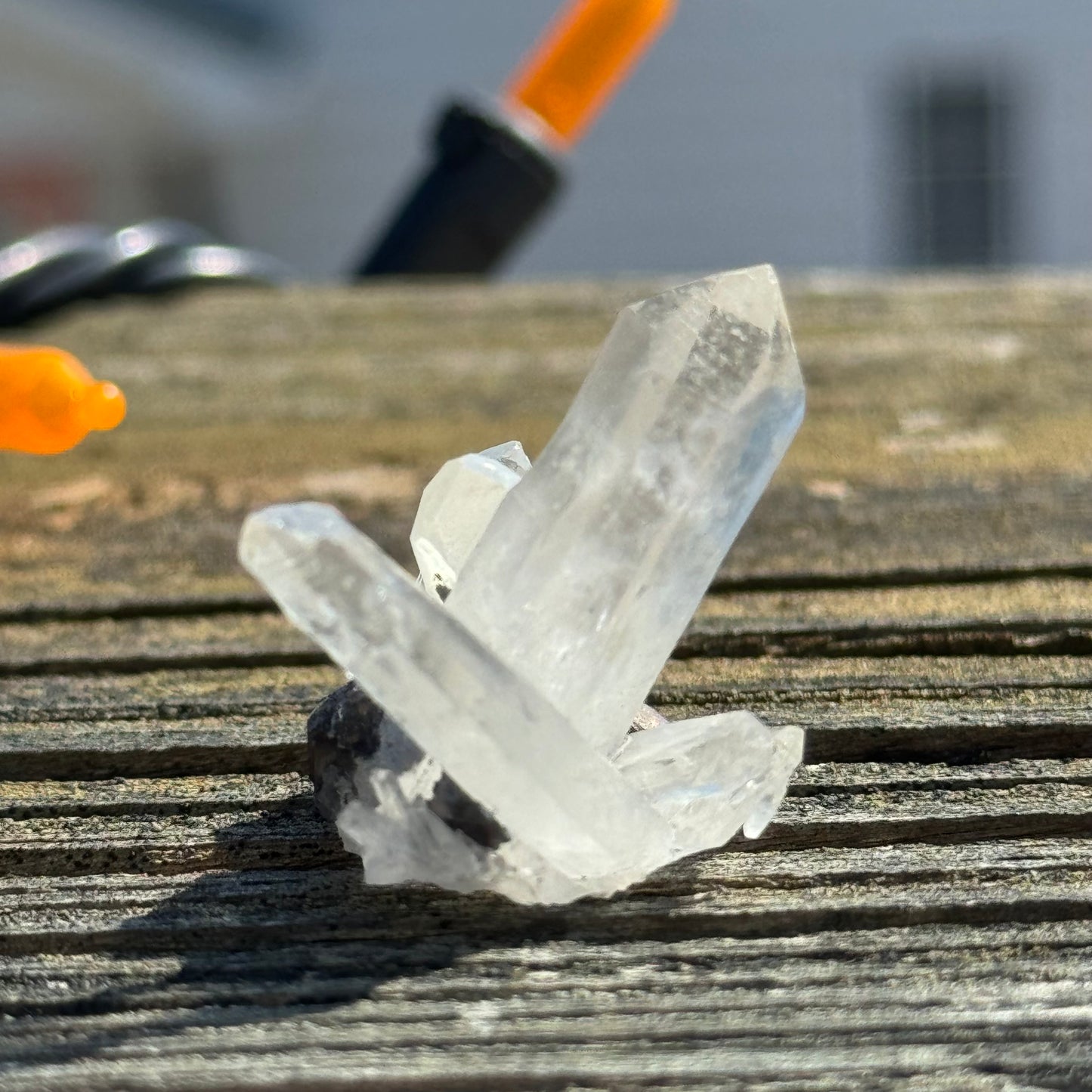 Quartz with Pyrite, Indonesia