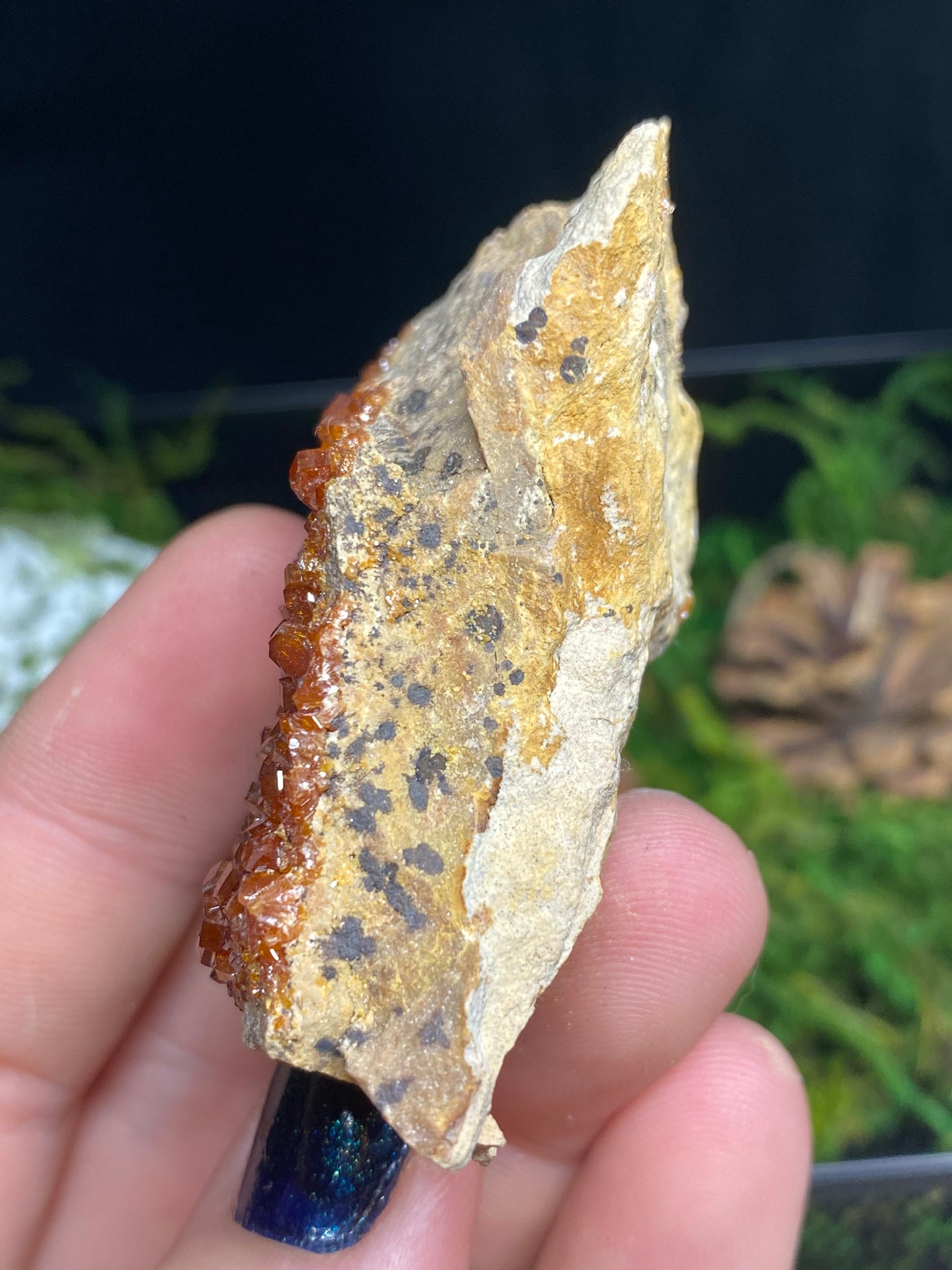 Vanadinite Mineral Specimen, 2.5”x1.5”