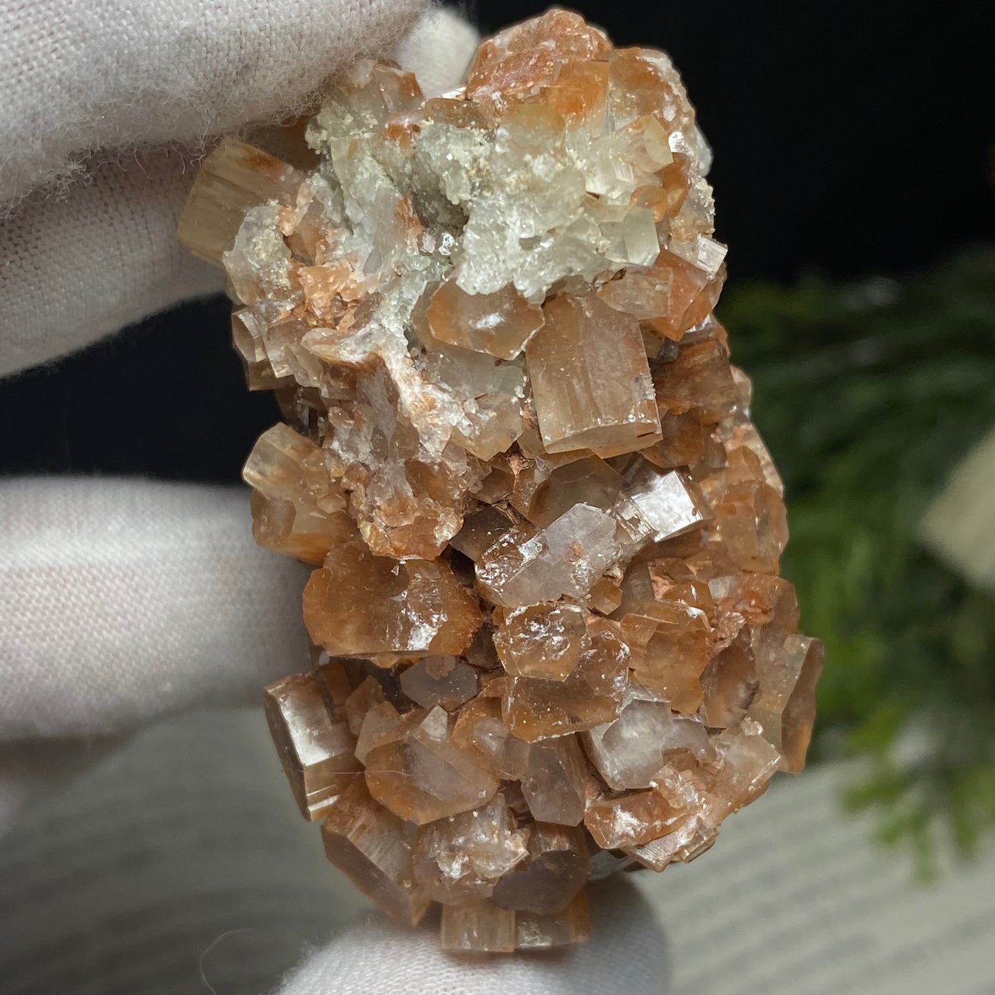 Aragonite Crystal Cluster Specimen, Morocco 6cm