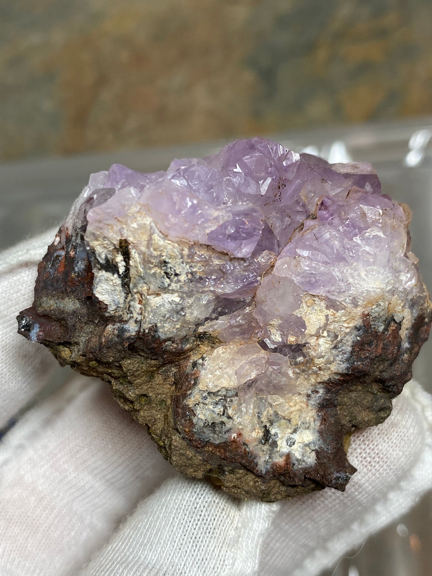 Amethyst Crystal Cluster Specimen, Morocco 2.5”