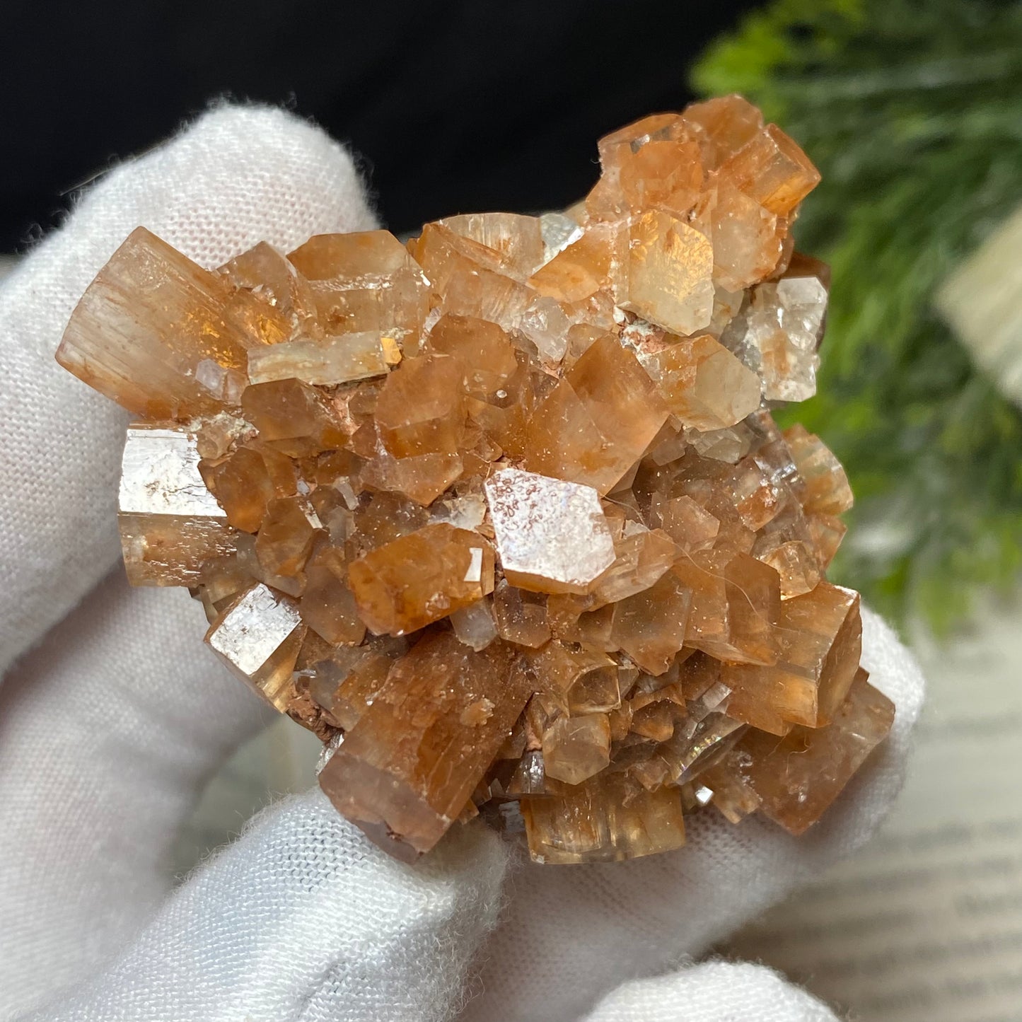 Aragonite Crystal Cluster Specimen, Morocco 2.5”x2”