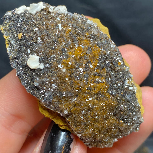 Micro Druzy Goethite Crystal Specimen , Morocco 3”