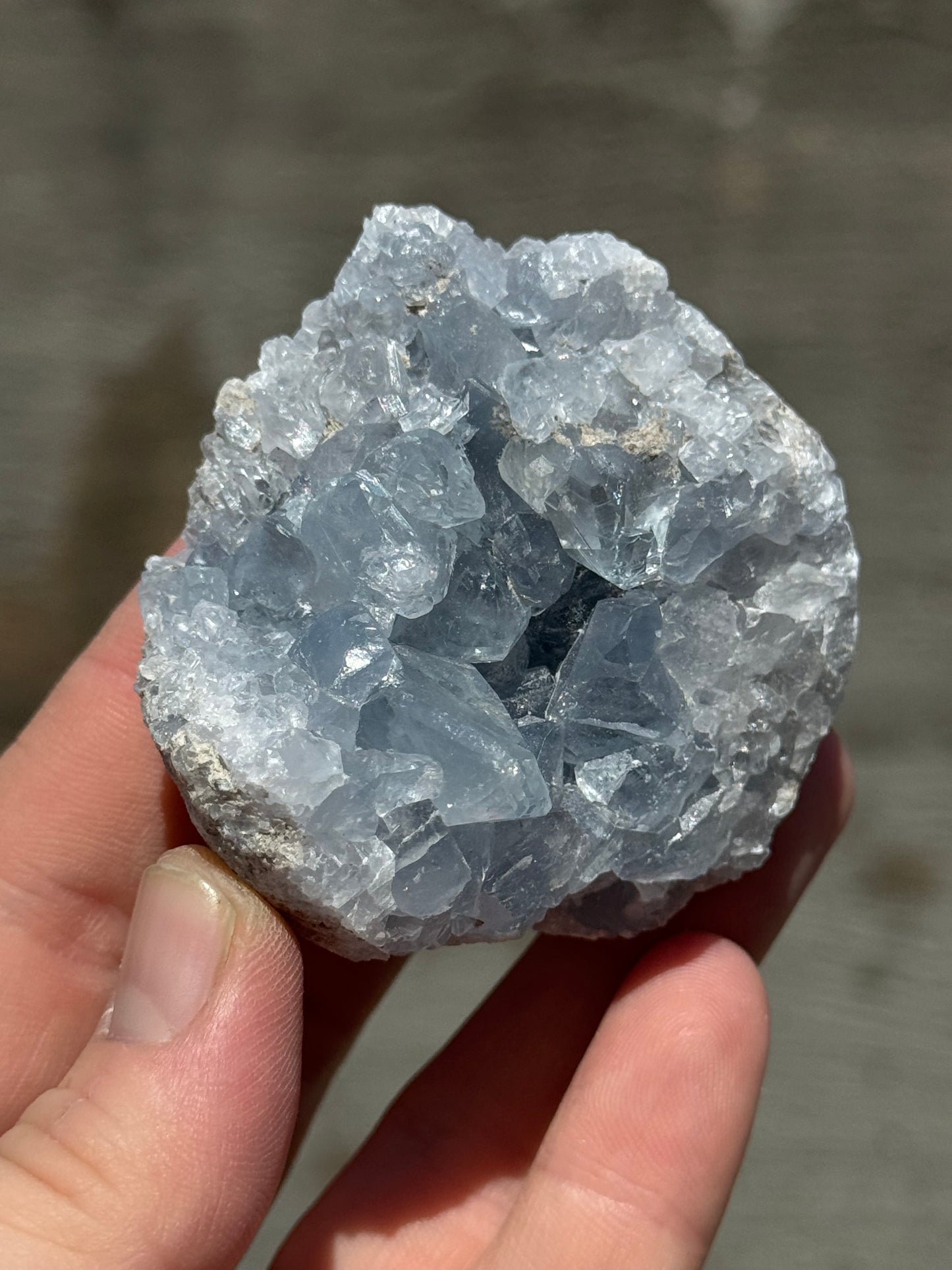Blue Celestite Specimen