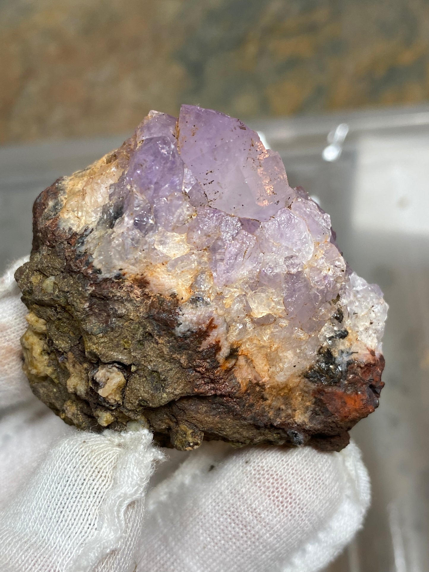 Amethyst Crystal Cluster Specimen, Morocco 2.5”