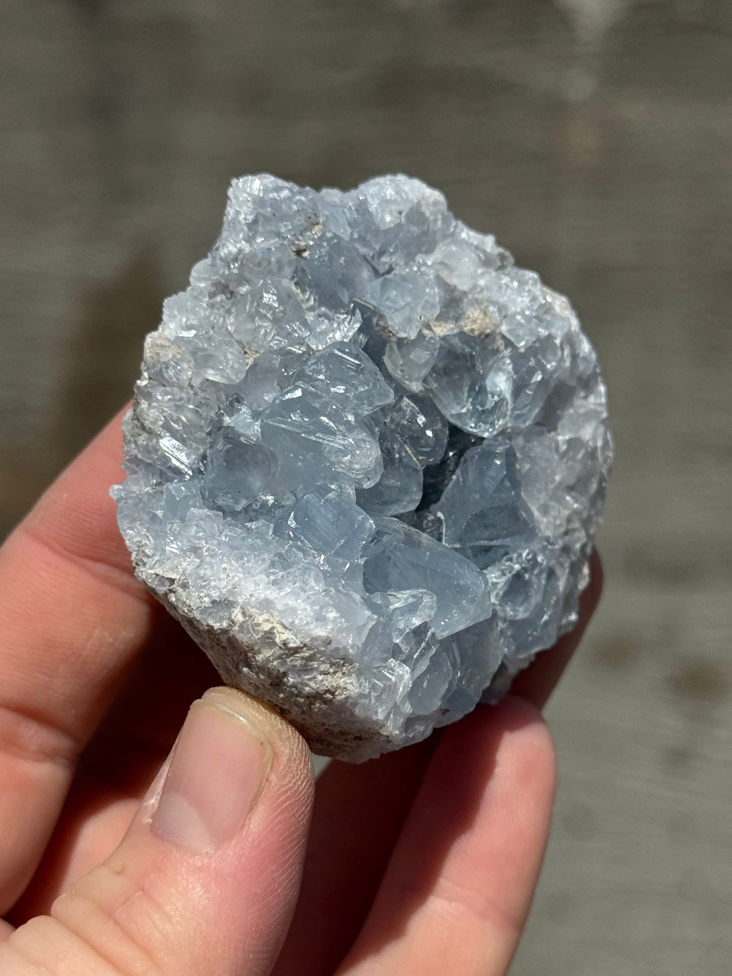 Blue Celestite Specimen