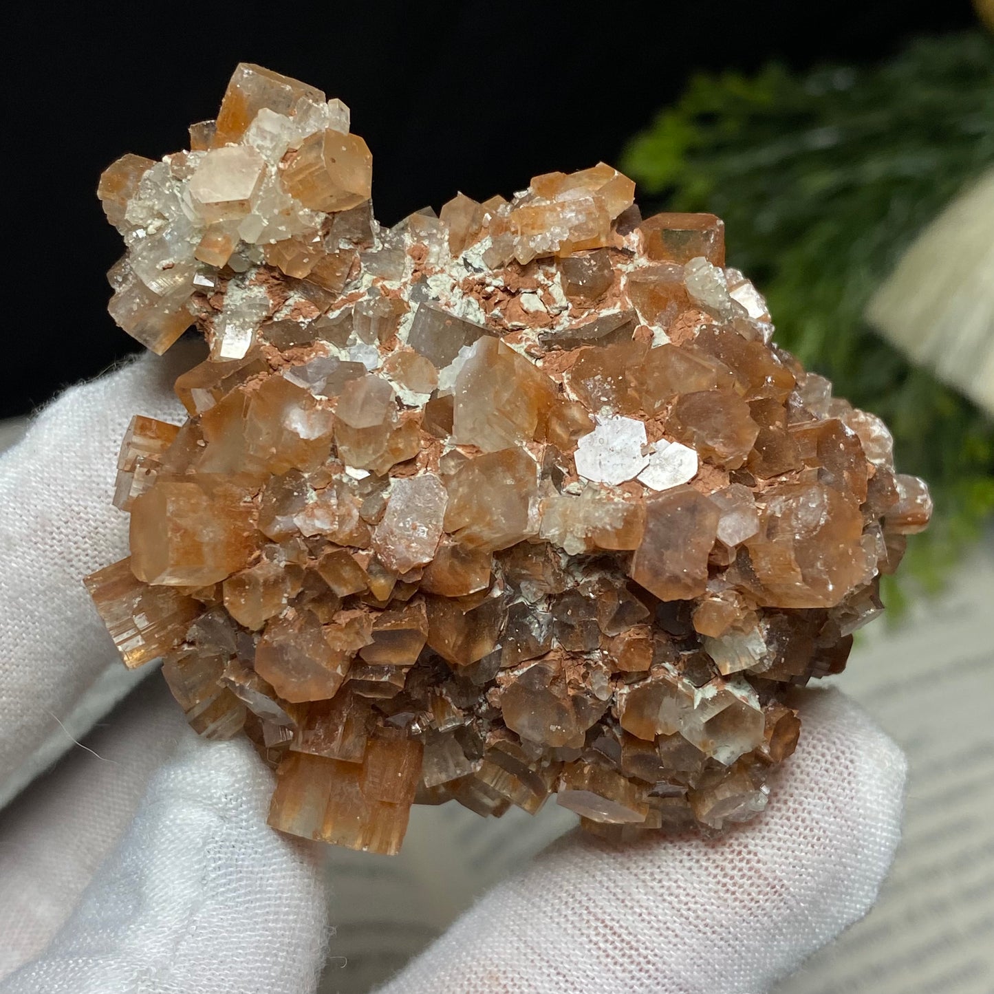 Aragonite Crystal Cluster Specimen, Morocco 2.5”x2”