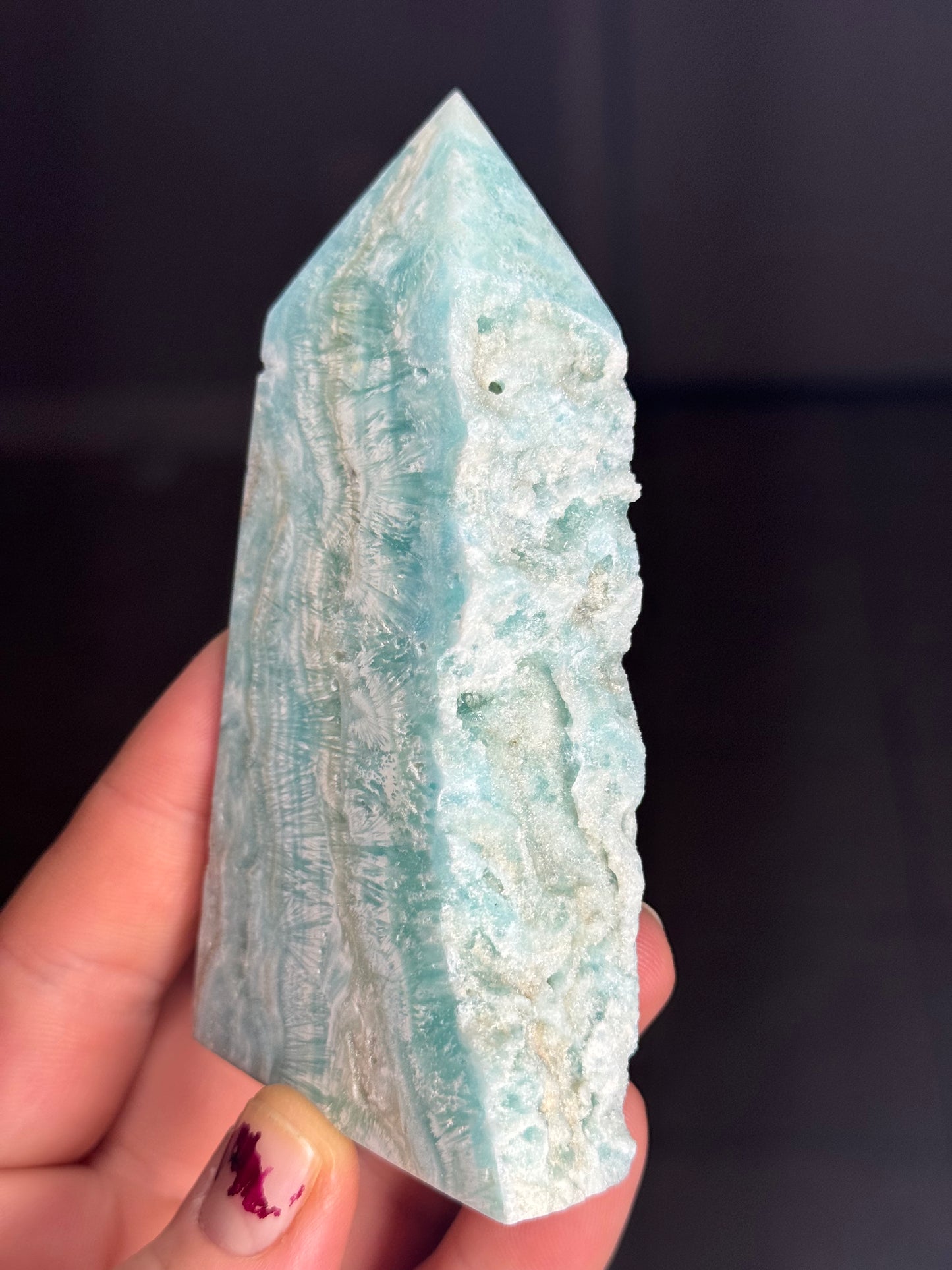 Blue Aragonite Tower